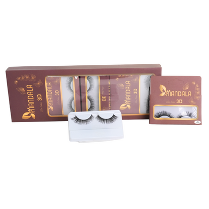Cílios Postiços 3D Mandala – Caixa com 10 Pares MC018