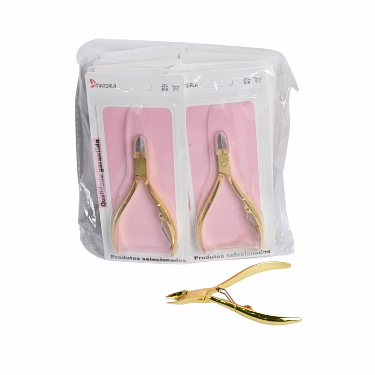 Alicate para Cutículas Mandala – Pacote com 12 Unidades – MM4004