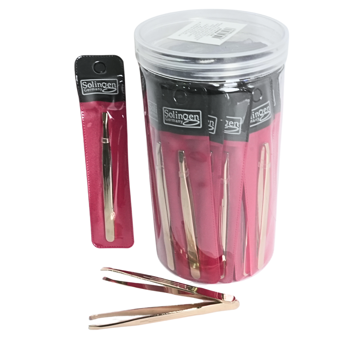 Pinça em Metal Dourado – MM4060 – Pote com 48 Peças