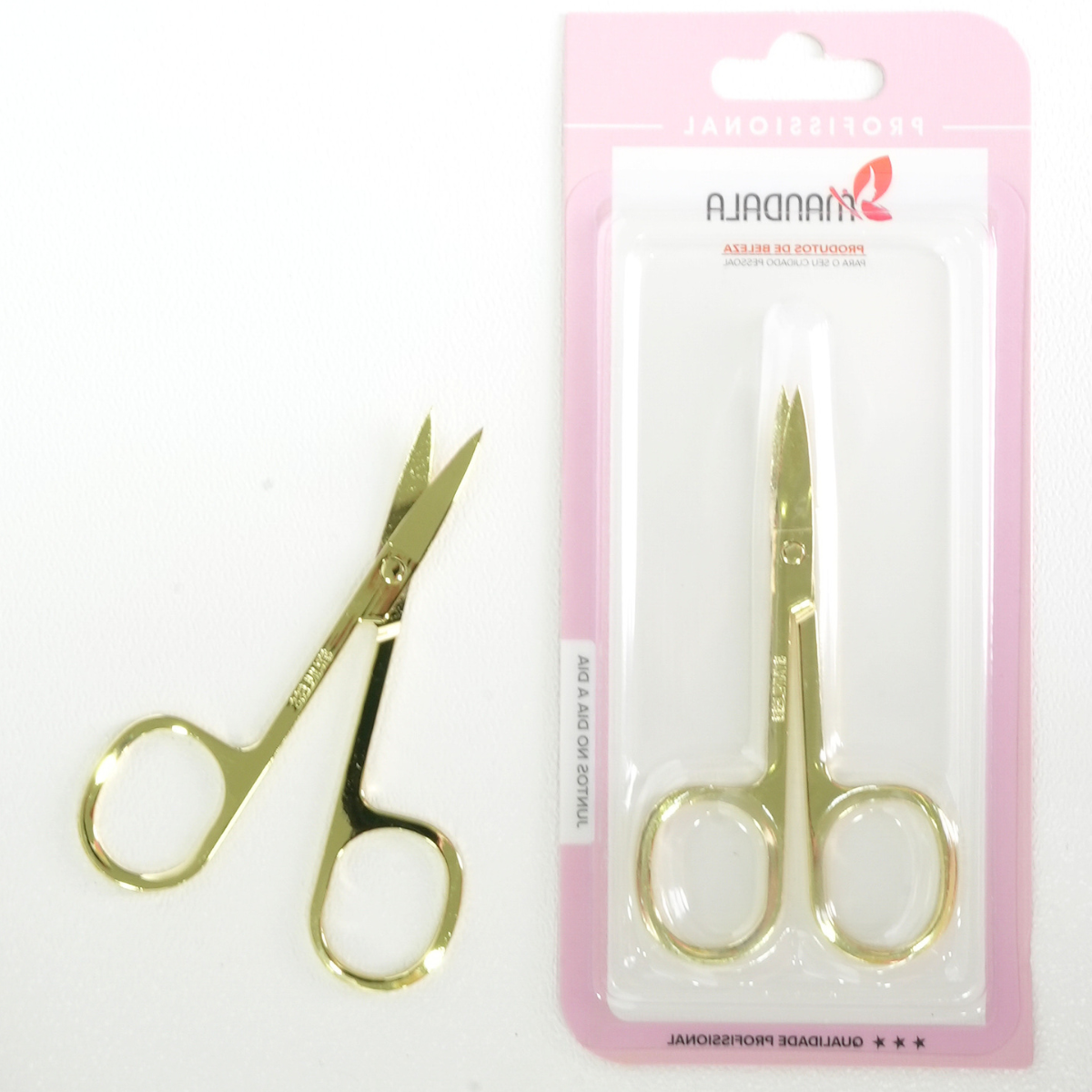 Tesourinha Mandala Dourada – Modelo MM4098 Pacote com 12 Unidades (Atacado)