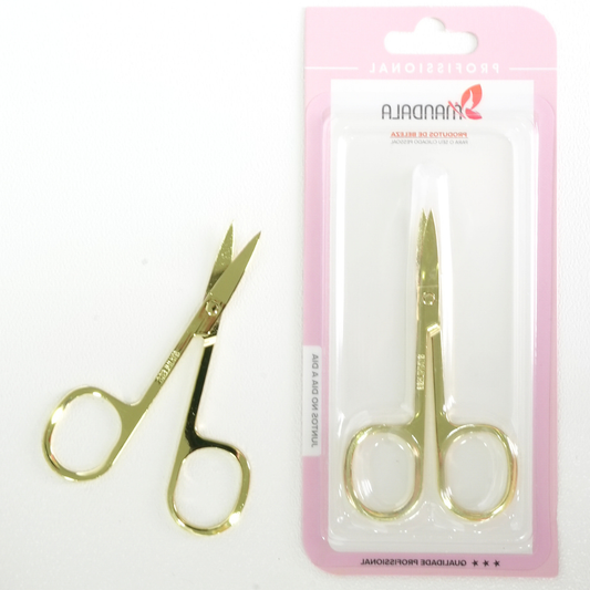 Tesourinha Mandala Dourada – Modelo MM4098 Pacote com 12 Unidades (Atacado)