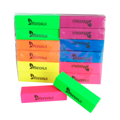 Lixa de Unha Colorida Mandala – Pacote com 12 Peças – MM4120