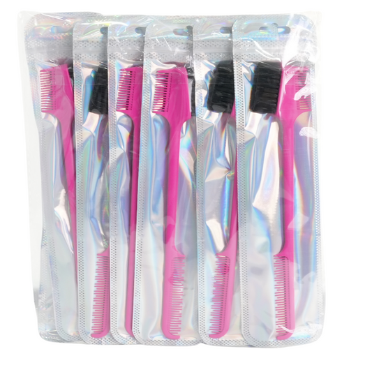 Pincel 3 em 1 para Tintura, Baby Hair e Sobrancelha – Control Brush MM5553