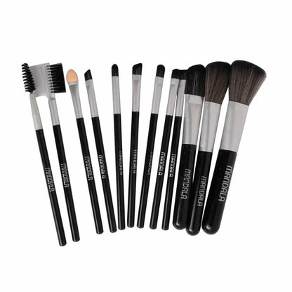 Pacote com 6 kits de Pincéis para Maquiagem Mandala - Cada Kit com 12 Peças - MP036
