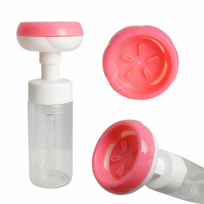 Frasco Pump Espumador – Formato Flor (17 cm de altura) – Pacote com 12 Unidades (Atacado) – MV042