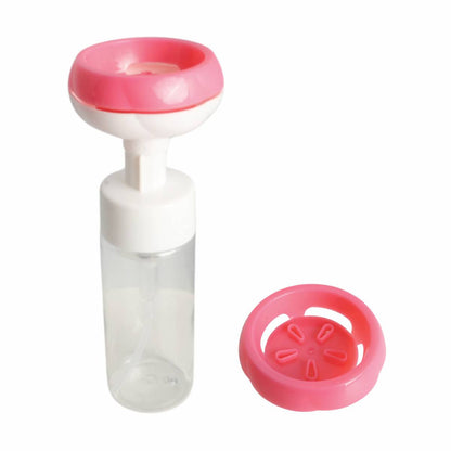 Frasco Pump Espumador - Formato Flor (18 cm de altura) - Pacote com 12 Unidades - MV043