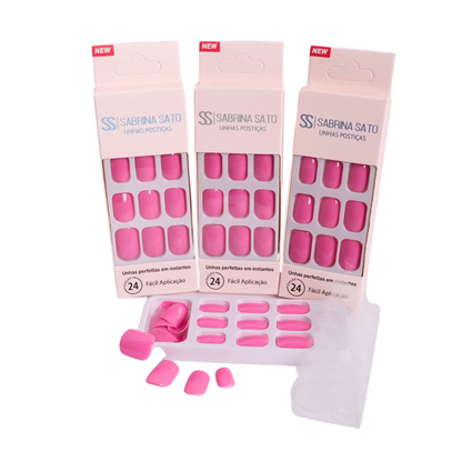 Unhas Postiças Sabrina Sato – SP1029 Pacote com 12 Caixinhas – Cada Caixinha com 24 Unhas