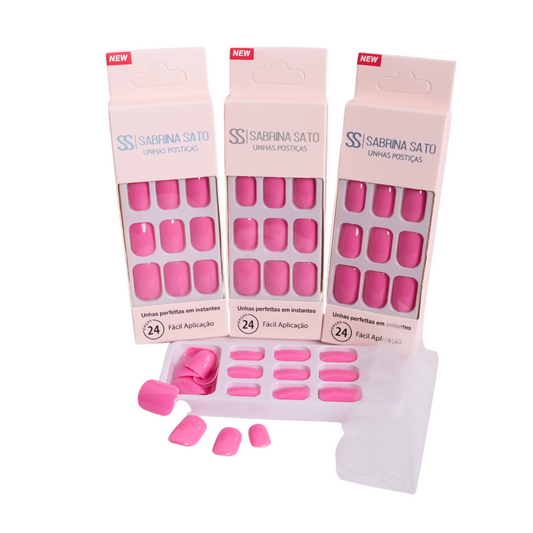 Unhas Postiças Sabrina Sato – SP1029 Pacote com 12 Caixinhas – Cada Caixinha com 24 Unhas