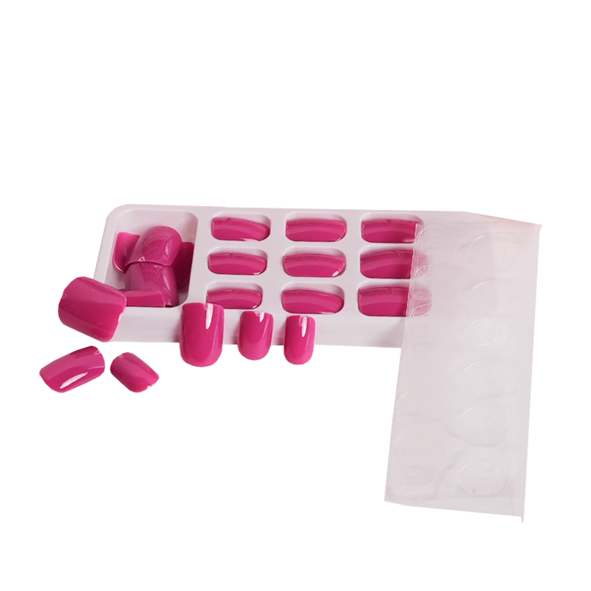 Unhas Postiças Sabrina Sato SP1035 – Fúcsia – Pacote com 12 Caixinhas