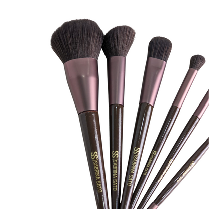 Kit Pincéis de Maquiagem Sabrina Sato com Esponja e Espelho – 8 Peças - SP142