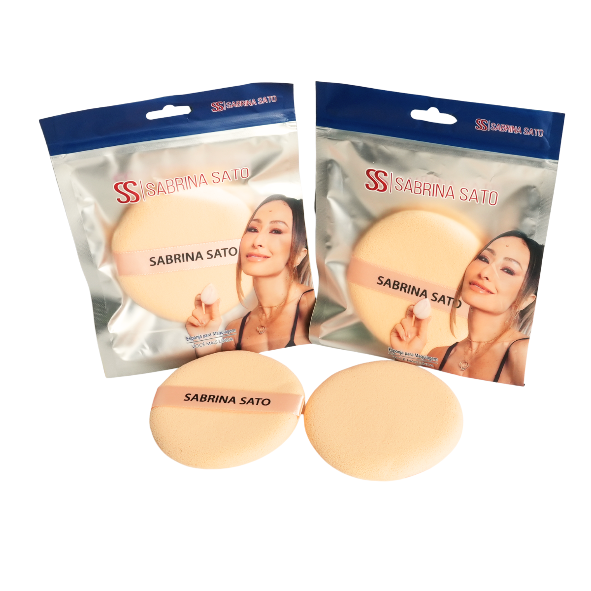 Esponja Redonda Sabrina Sato – Pacote com 12 Unidades – SP2035
