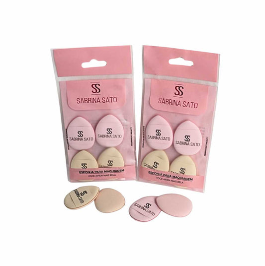 Mini Esponjas Gota Flat – Sabrina Sato – Pacote com 12 Packs SP2081