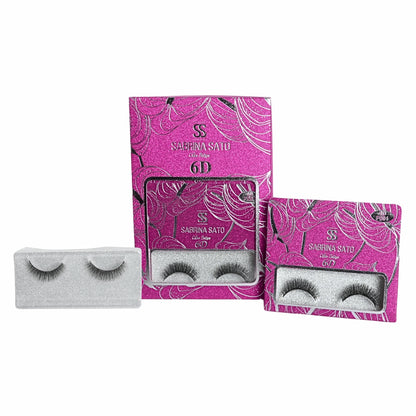 BOX: Cílios Postiços 8D Sabrina Sato – Caixa com 6 Pares Embalados Individualmente – SP3052