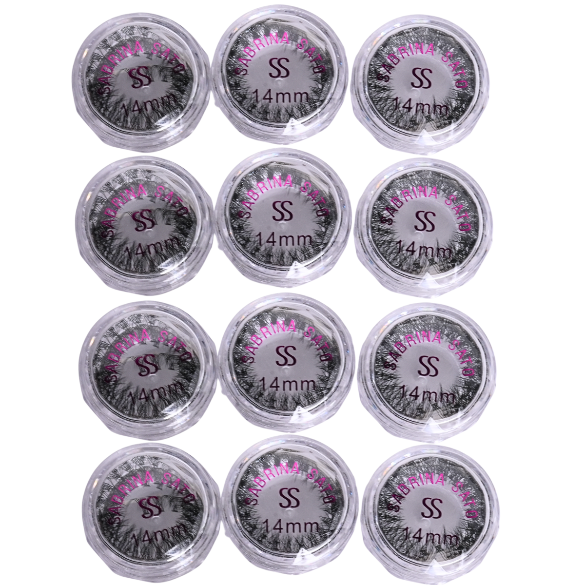 Cílios Tufinho sem Nó 14mm – Caixa com 12 Unidades - SP3093