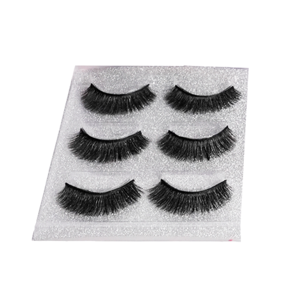 Cílios Postiços Sabrina Sato 8D – Caixa com 3 Pares – Pacote com 12 Caixas SS3107