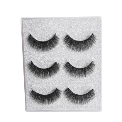 Cílios Postiços Sabrina Sato 8D – Caixa com 3 Pares – Pacote com 12 Caixas SS3107