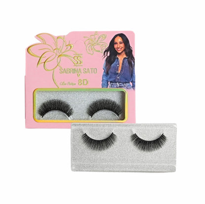 BOX: Cílios Postiços 8D Sabrina Sato - Caixa com 6 Pares Embalados Individualmente - SP3122