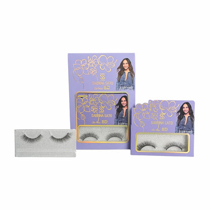 BOX: Cílios Postiços 8D Sabrina Sato – Caixa com 6 Pares Embalados Individualmente – SP3123