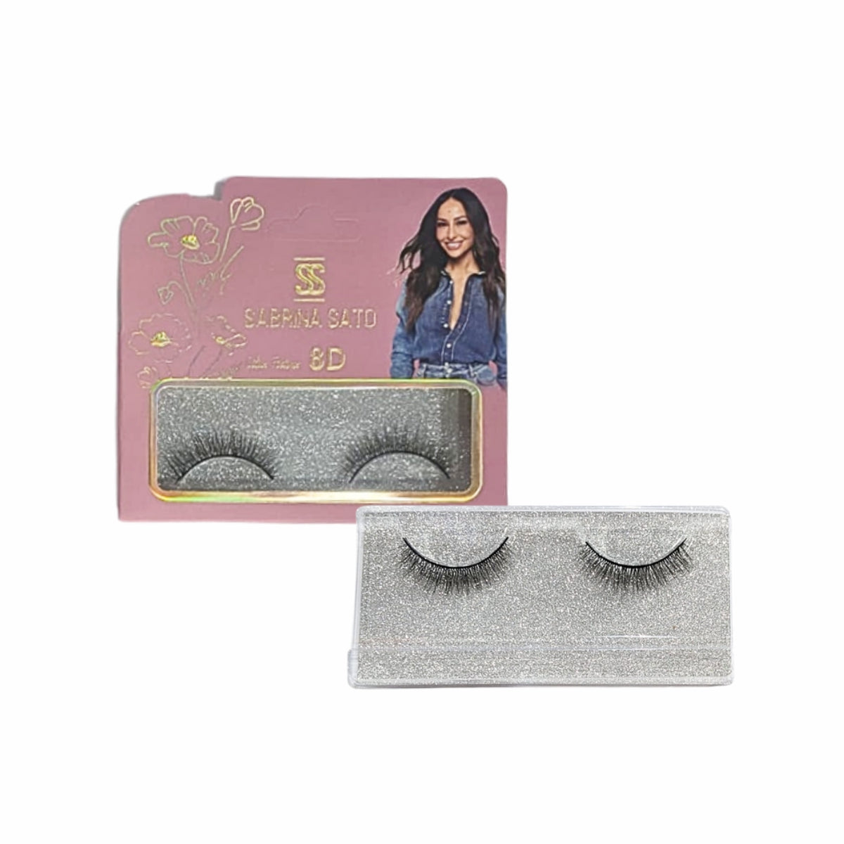 BOX: Cílios Postiços 8D Sabrina Sato – Caixa com 6 Pares Embalados Individualmente – SP3127