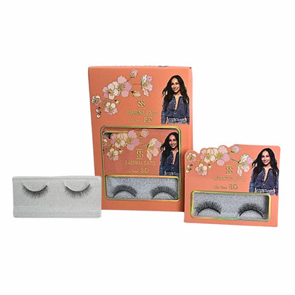 BOX: Cílios Postiços 8D Sabrina Sato – Caixa com 6 Pares Embalados Individualmente – SP3128