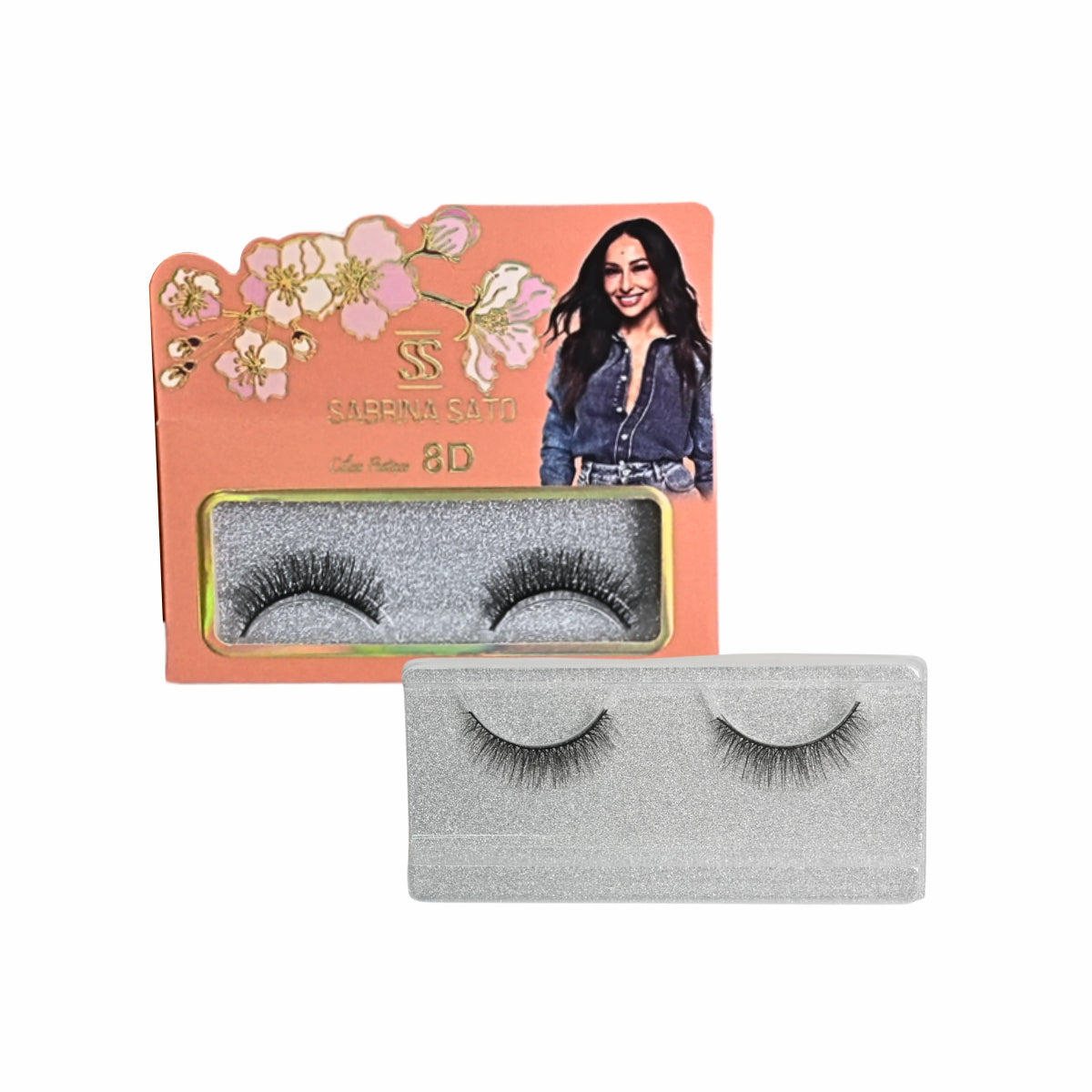 BOX: Cílios Postiços 8D Sabrina Sato – Caixa com 6 Pares Embalados Individualmente – SP3128