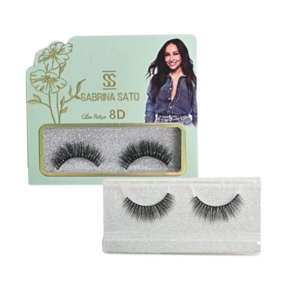 BOX: Cílios Postiços 8D Sabrina Sato - Caixa com 6 Pares Embalados Individualmente – SP3130