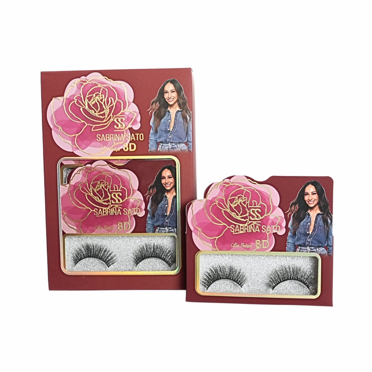 BOX: Cílios Postiços 8D Sabrina Sato – Caixa com 6 Pares Embalados Individualmente – SP3131