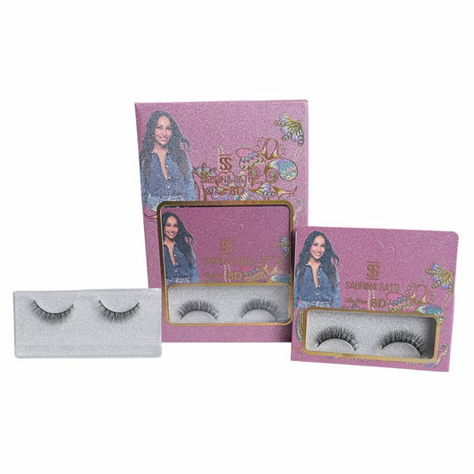 BOX: Cílios Postiços 8D Sabrina Sato – Caixa com 6 Pares Embalados Individualmente – SP3136