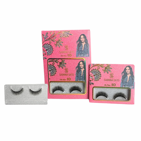 BOX: Cílios Postiços 8D Sabrina Sato – Caixa com 6 Pares Embalados Individualmente – SP3137