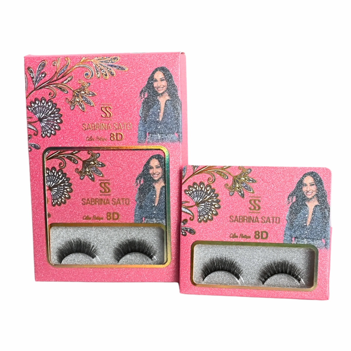 BOX: Cílios Postiços 8D Sabrina Sato – Caixa com 6 Pares Embalados Individualmente – SP3137