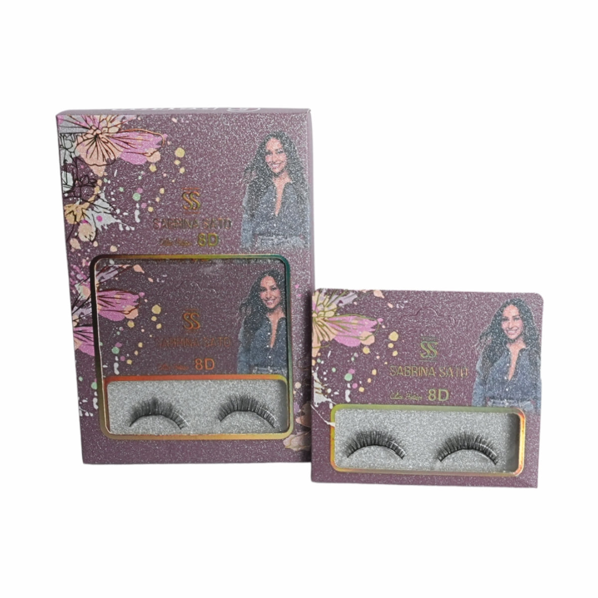 BOX: Cílios Postiços 8D Sabrina Sato – Caixa com 6 Pares Embalados Individualmente – SP3138