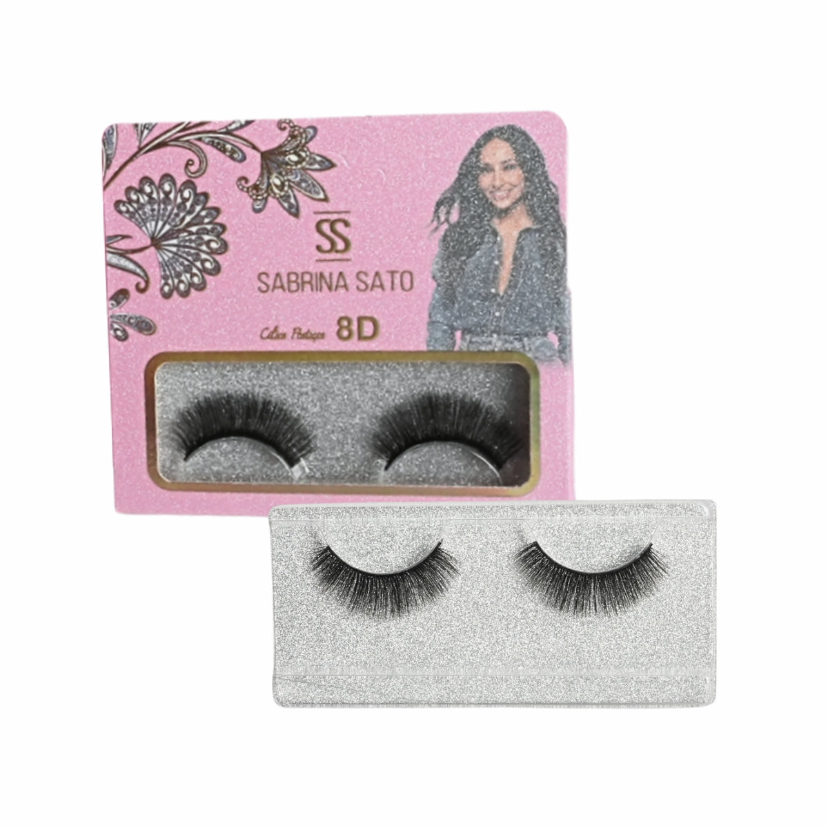 BOX: Cílios Postiços 8D Sabrina Sato – Caixa com 6 Pares Embalados Individualmente – SP3139