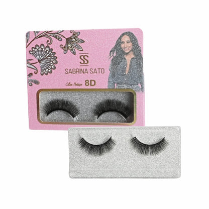 BOX: Cílios Postiços 8D Sabrina Sato – Caixa com 6 Pares Embalados Individualmente – SP3139