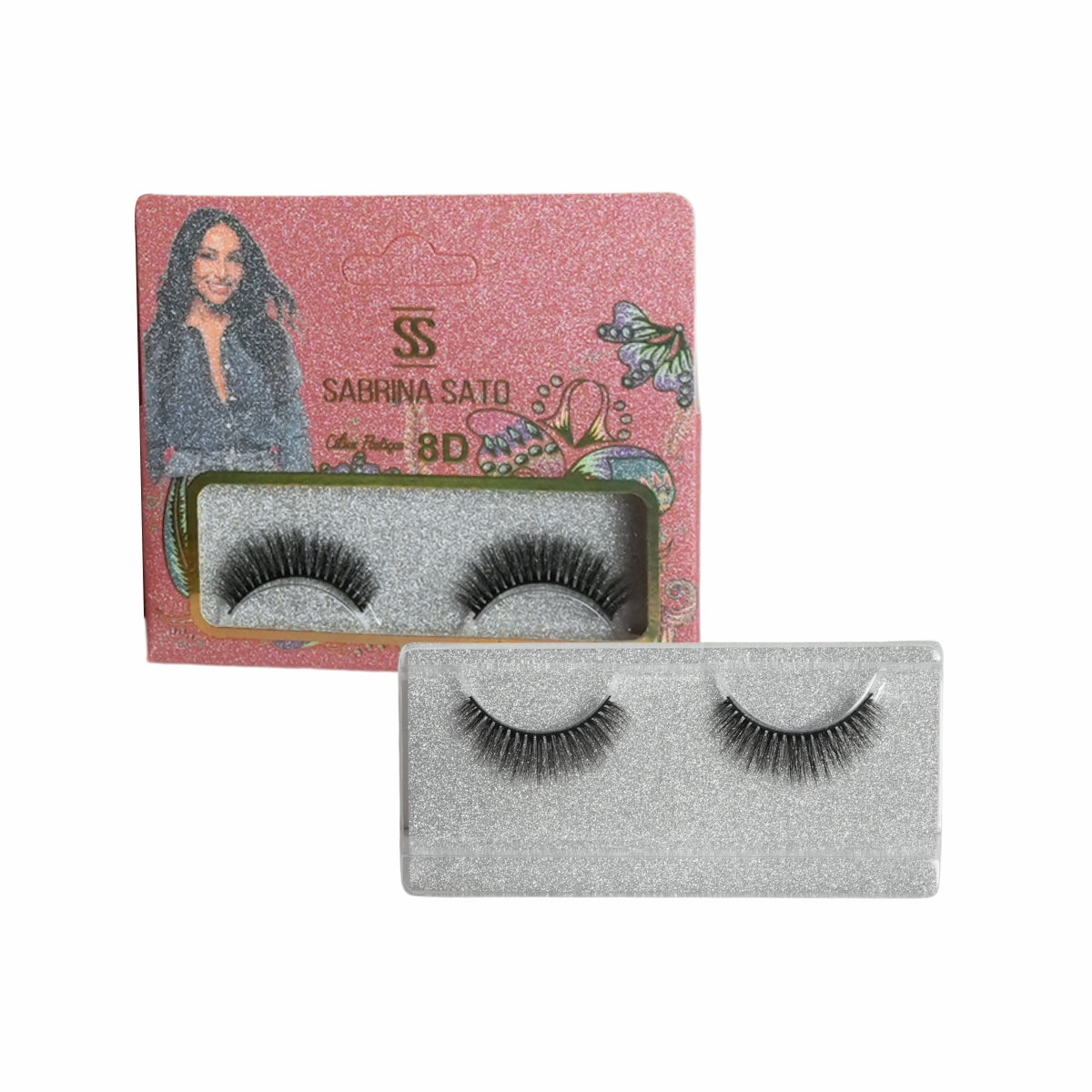BOX: Cílios Postiços 8D Sabrina Sato – Caixa com 6 Pares Embalados Individualmente – SP3141