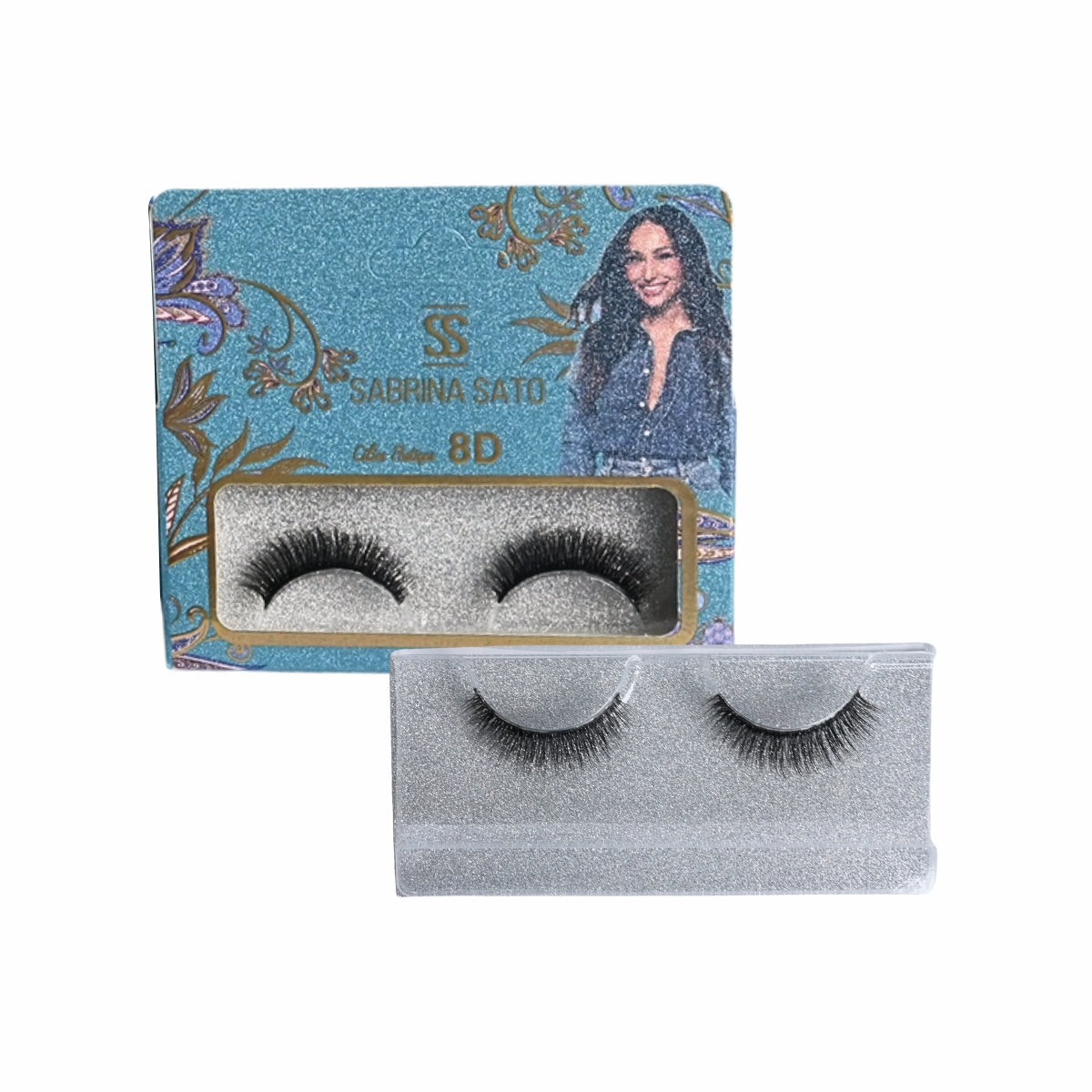 BOX: Cílios Postiços 8D Sabrina Sato – Caixa com 6 Pares Embalados Individualmente – SP3142