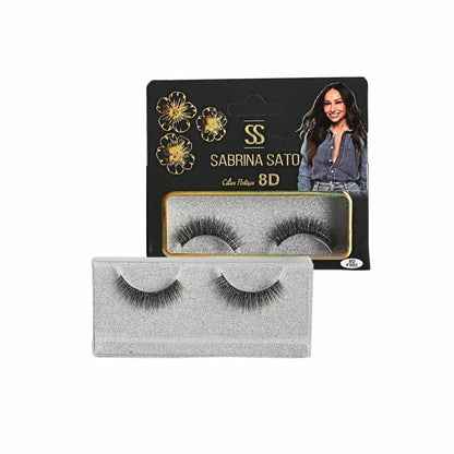 BOX: Cílios Postiços 8D Sabrina Sato – Caixa com 10 Pares Embalados Individualmente – SP3162A