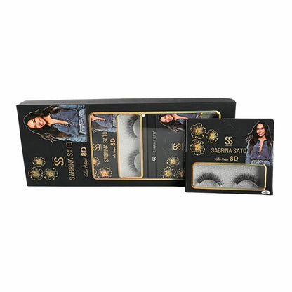 BOX: Cílios Postiços 8D Sabrina Sato – Caixa com 10 Pares Embalados Individualmente – SP3162A