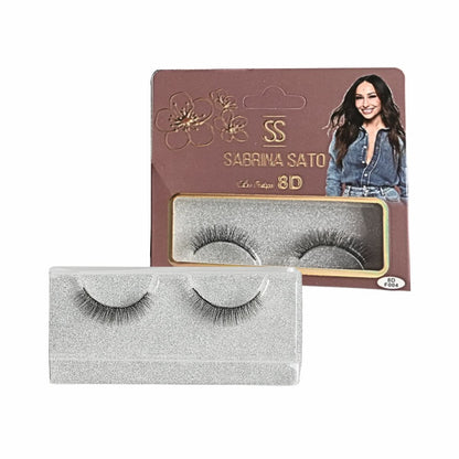 BOX: Cílios Postiços 8D Sabrina Sato – Caixa com 10 Pares Embalados Individualmente – SP3164A
