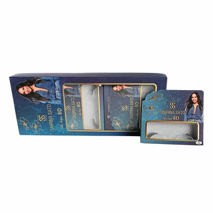 BOX: Cílios Postiços 8D Sabrina Sato - Caixa com 10 Pares Embalados Individualmente - SP3166A