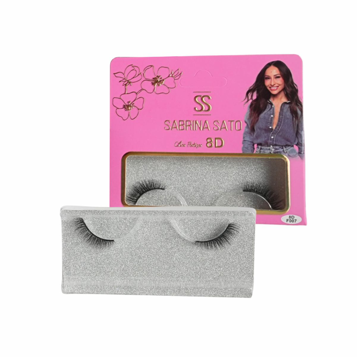 BOX: Cílios Postiços 8D Sabrina Sato – Caixa com 10 Pares Embalados Individualmente – SP3167A