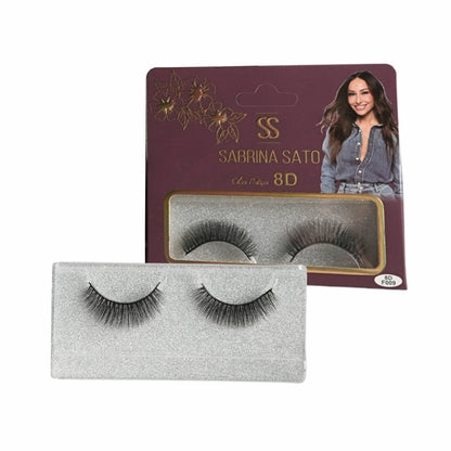 BOX: Cílios Postiços 8D Sabrina Sato – Caixa com 10 Pares Embalados Individualmente – SP3169A