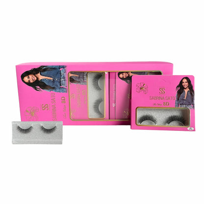 BOX: Cílios Postiços 8D Sabrina Sato – Caixa com 10 Pares Embalados Individualmente – SP3170A