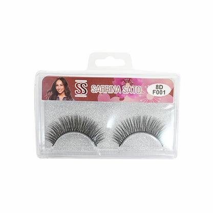 BOX: Cílios Postiços 8D Sabrina Sato - Caixa com 10 Pares Embalados Individualmente - SP3171