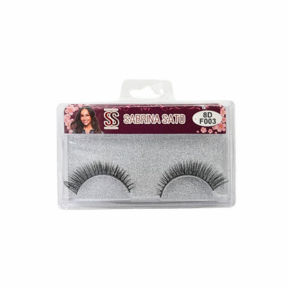 BOX: Cílios Postiços 8D Sabrina Sato – Caixa com 10 Pares Embalados Individualmente – SP3173