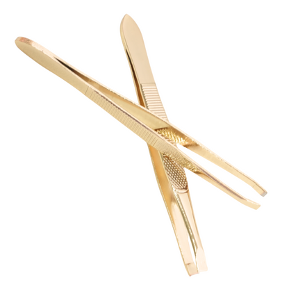 Pinça para Sobrancelha em Metal Dourado SP7006 – Sabrina Sato – Box com 24 Peças