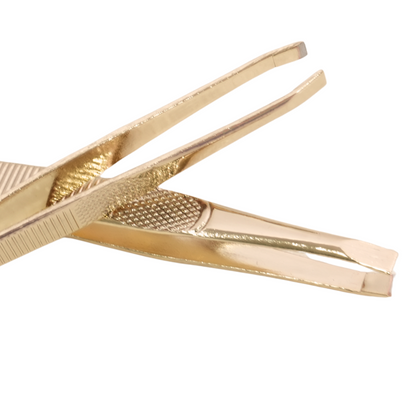 Pinça para Sobrancelha em Metal Dourado – SP7007 – Sabrina Sato (Box com 24 Peças)