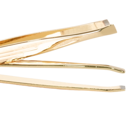 Pinça para Sobrancelhas em Metal Dourado – SP7008 – Box com 24 Peças