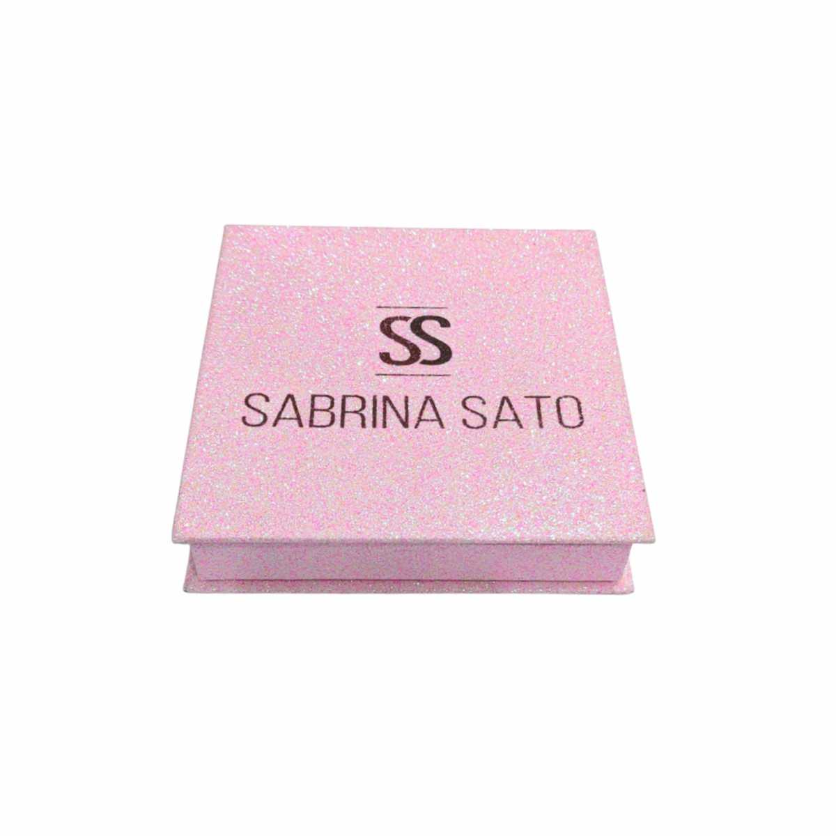 Kit Cílios Postiços Sabrina Sato Box Rosa Glitter (3 Pares + Espelho + Pinça + Caneta Delineadora) - SS1333