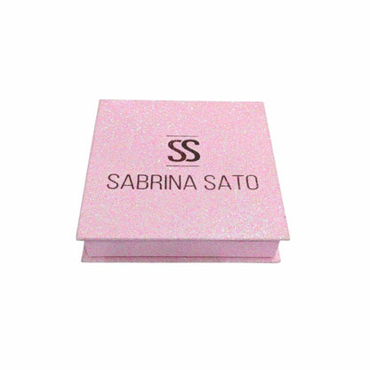 Kit Cílios Postiços Sabrina Sato Box Rosa Glitter (3 Pares + Espelho + Pinça + Caneta Delineadora) - SS1333
