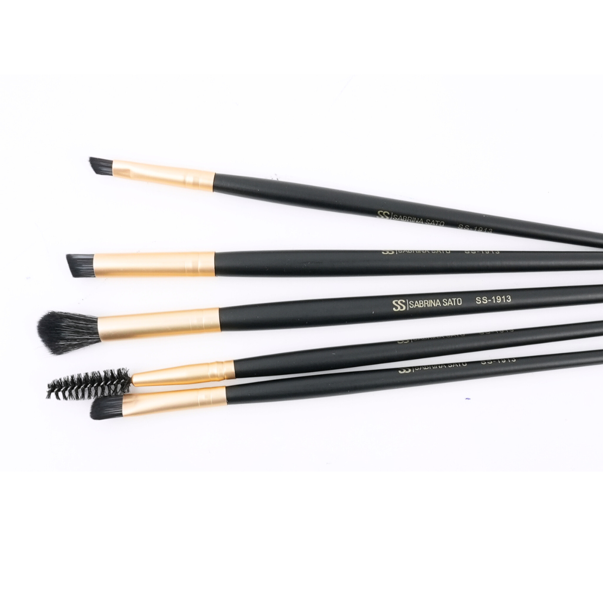 Kit com 6 Pincéis Para Olhos e Sobrancelhas. Pacote com 12 kits – SS1913